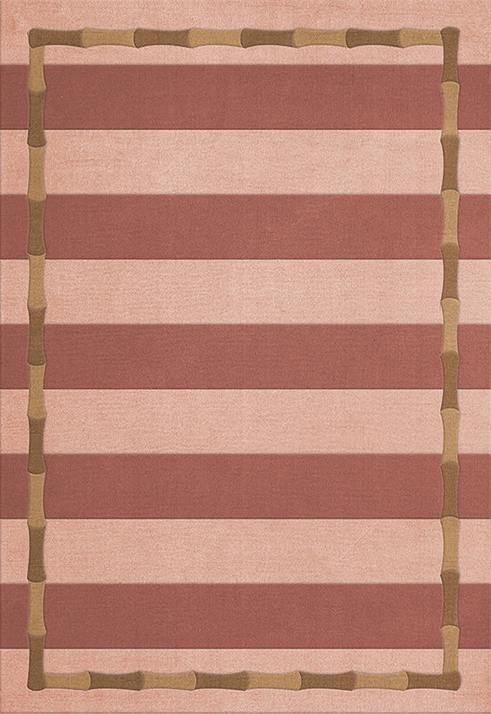 Alice Crawley Bamboo Stripe Terracotta
