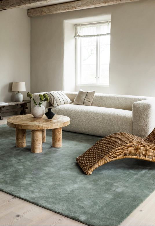 Classic Solid Wool Sage Varuprov