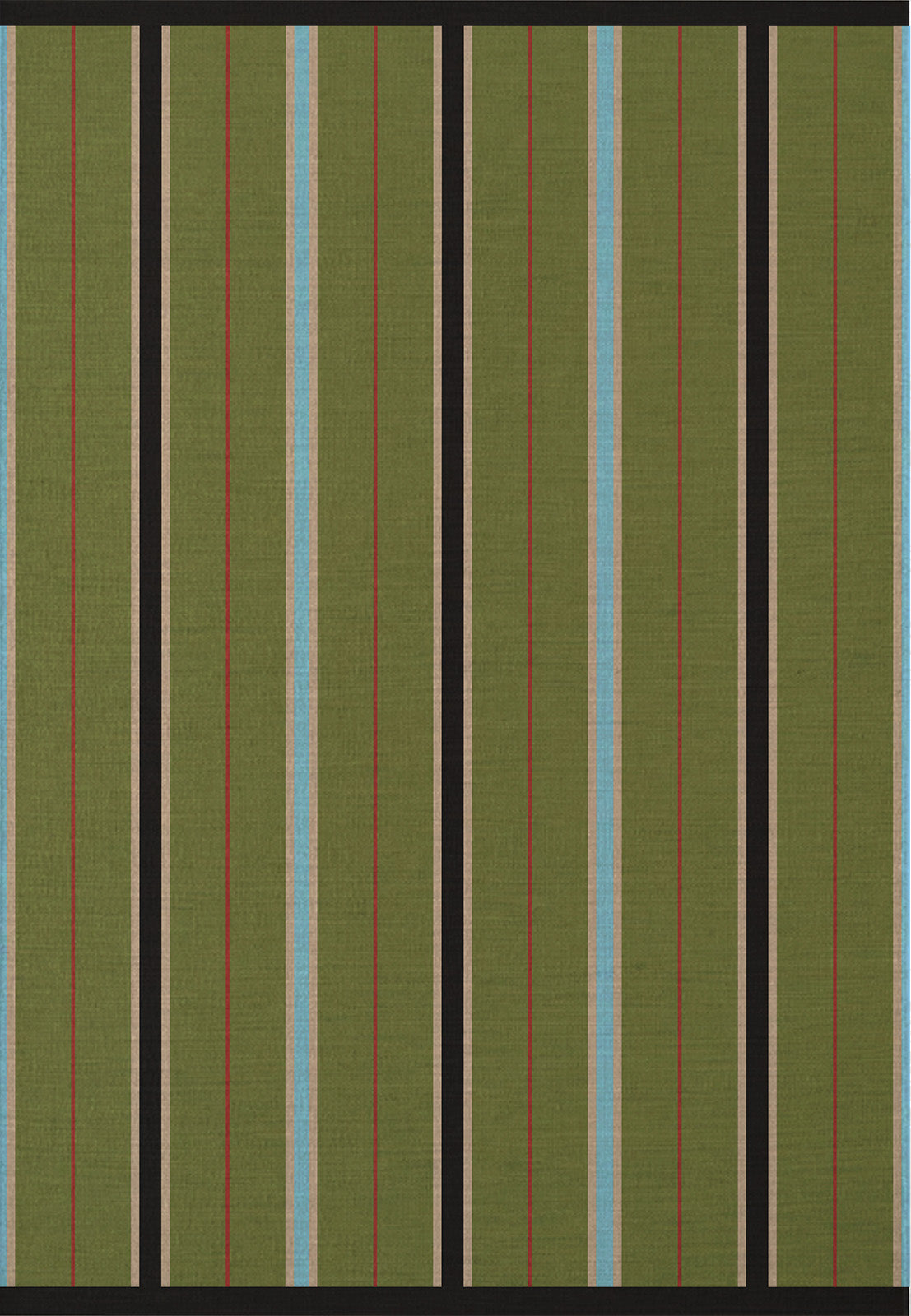 Morrisstudio Racer Stripe Cooper Green