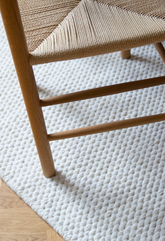 Structured Wool Bone White