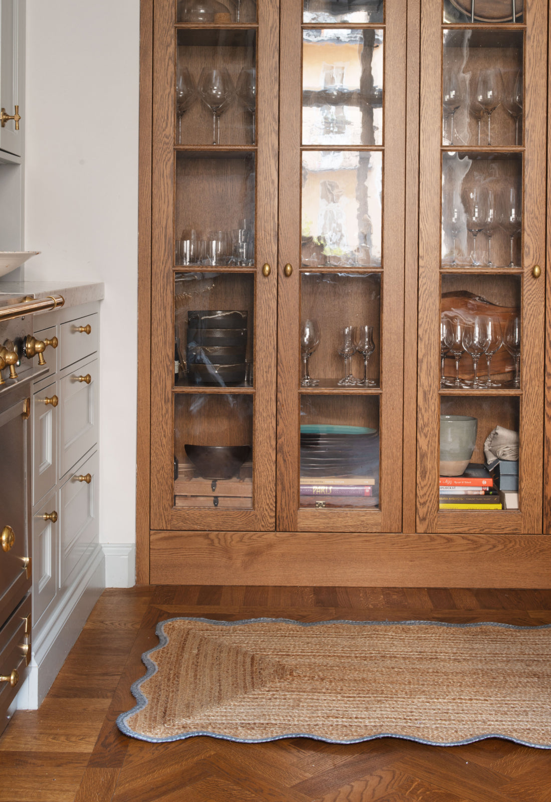 Scallop Jute Misty Blue