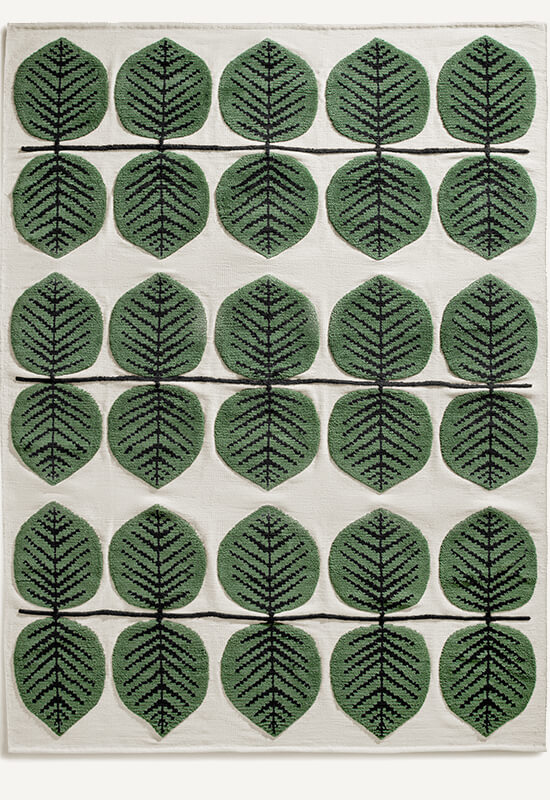 Stig Lindberg Bersa Birch Green Sample