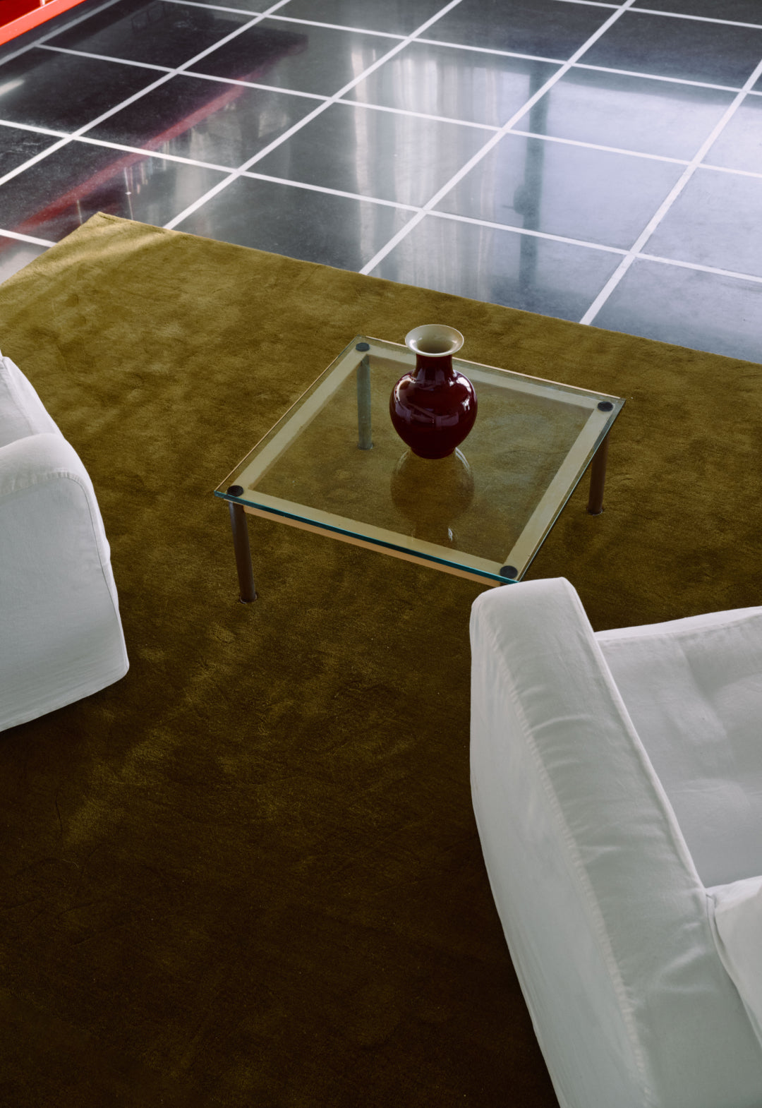 Classic Solid Wool Green Umber