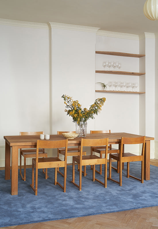 Classic Solid Wool Cornflower Blue Varuprov