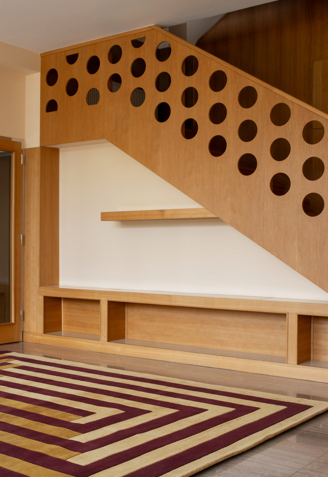 Teklan Labyrinth Mulberry Sand