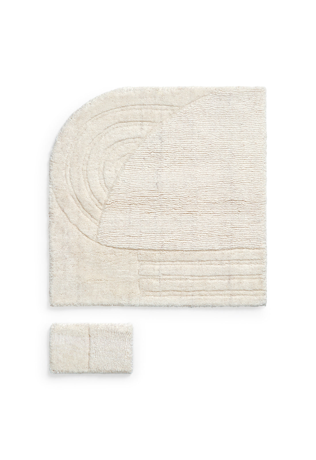 Circular Bone White Sample