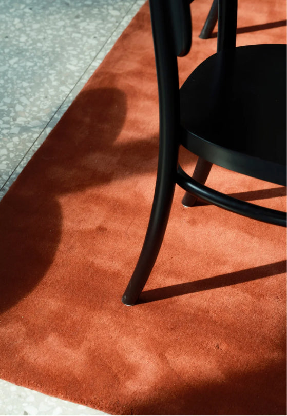Solid Wool Red Ochre