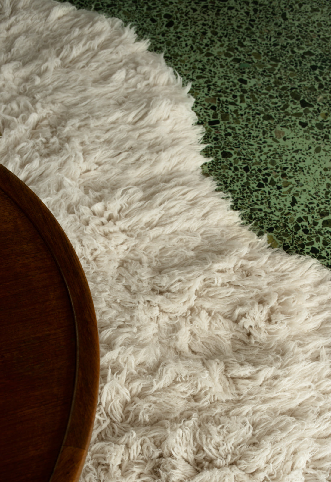 Shaggy Residue Bone White