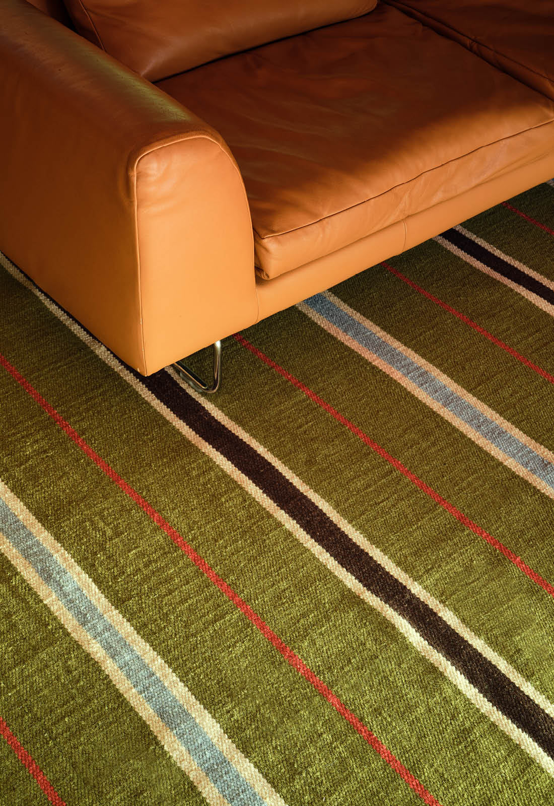 Morrisstudio Racer Stripe Cooper Green
