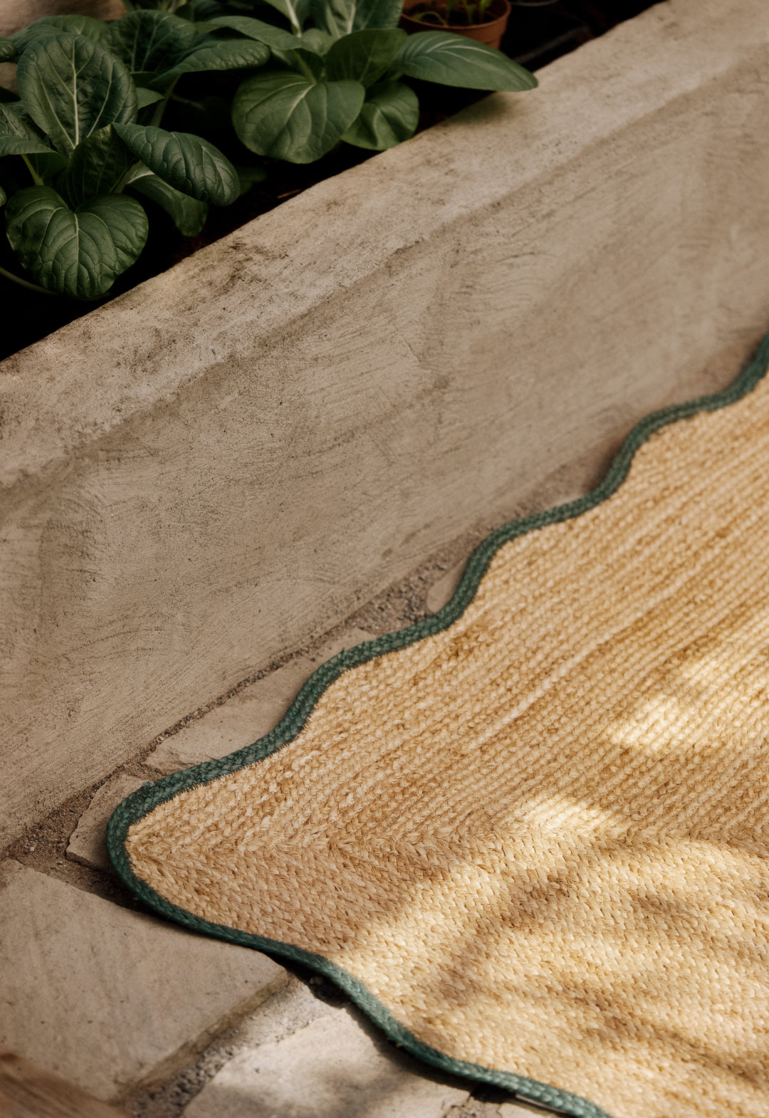 Scallop Jute Dark Green